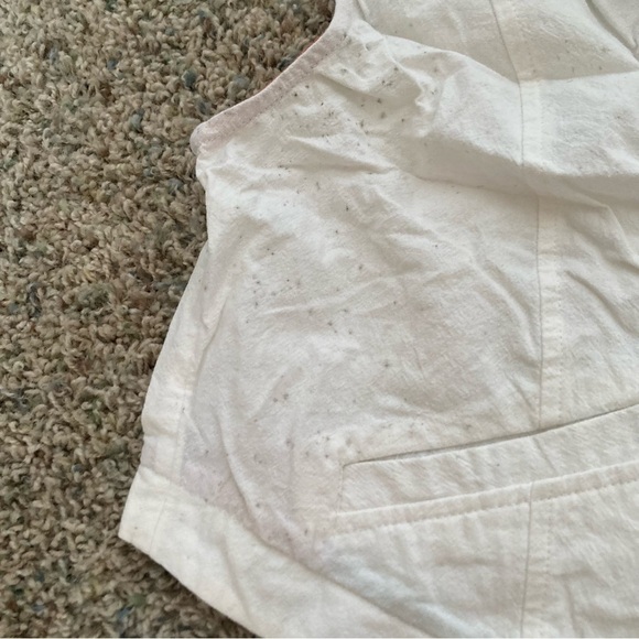 Free People Cassie Short Set White Sz 12 - Picture 9 of 15